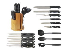 热销KP0130 揭秘优质不锈钢PP柄厨房套刀14件套的卓越价值